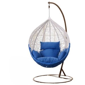 Hammock Swing Chair with Iron Stand for Indoor & Outdoor Use